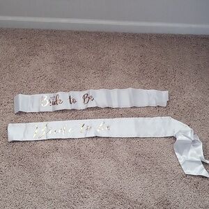 Bride to be sash